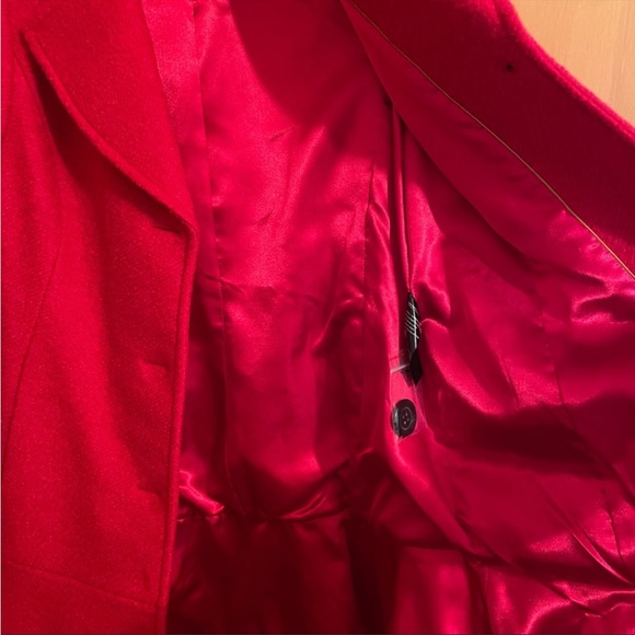 Fleet Street Women Red Jacket Coat size M - Picture 4 of 5